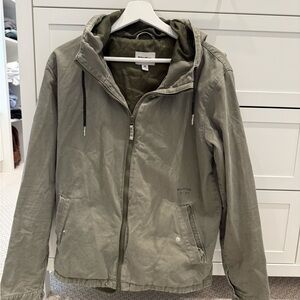Rhythm Olive hooded jacket M